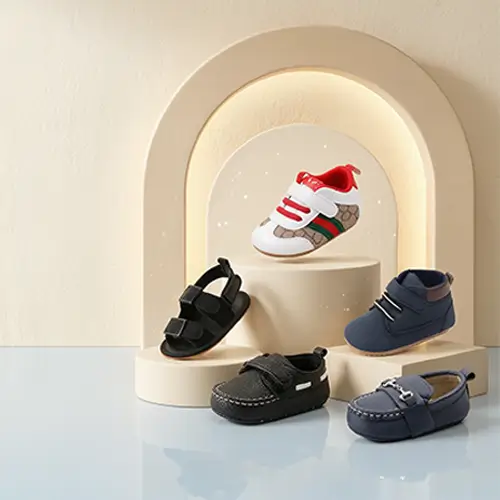 Baby first walk sneakers and sandals for little everyday comfort