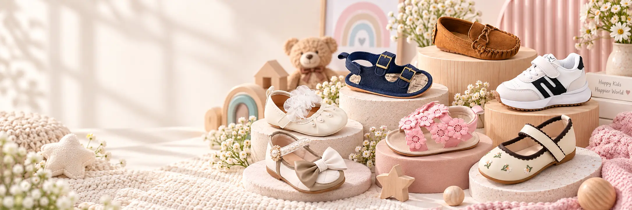 Baby and kids shoes collection for boys and girls